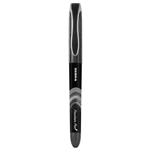 Alt view image 6 of 6 - Fountain Pen, Free-Flowing Liquid Black Ink, 0.6mm, 2-Pack