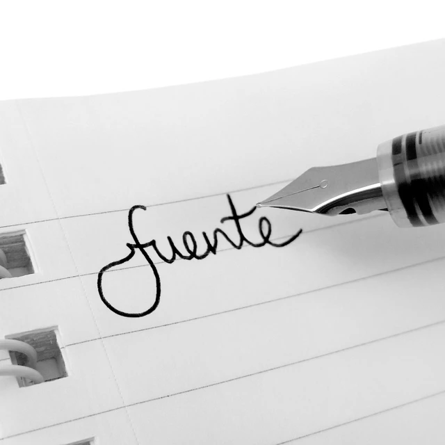 Alt view image 4 of 4 - Fuente - Disposable Fountain Pen - Black Ink - Pack of 6 in Envelope Gift Packaging
