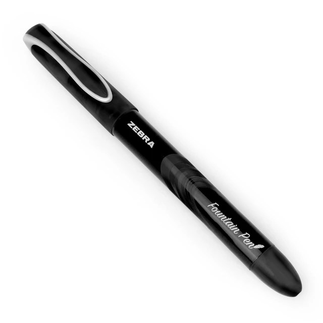 Alt view image 3 of 4 - Fuente - Disposable Fountain Pen - Black Ink - Pack of 6 in Envelope Gift Packaging
