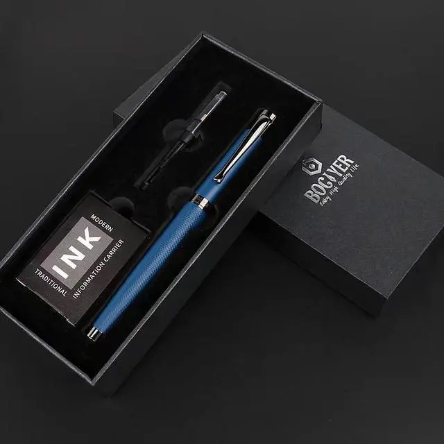 Alt view image 3 of 6 - Luxury Fountain Pen Set,Ink Pen for Smooth Writing,Medium Nib,Includes 10 Ink Cartridges&Ink Converter,Best Pen Gift Case for Men & Women,fancy,calligraphy,Executive,Office pen-Green