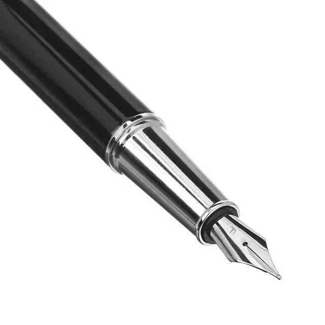 Alt view image 2 of 5 - Refillable Fountain Pen with Smooth Writing, Fine Point Nib, Black Ink