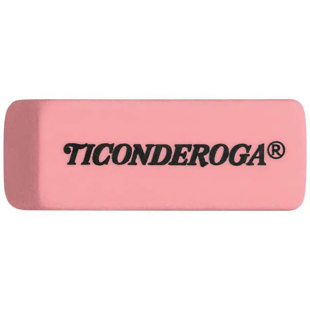 Alt view image 2 of 7 - Wedge Erasers, Pink, 3 Count