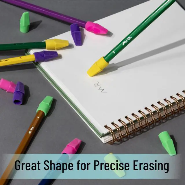 Alt view image 5 of 6 - Erasers for Pencils, 120 Pack, Pencil Top Erasers, Eraser Caps
