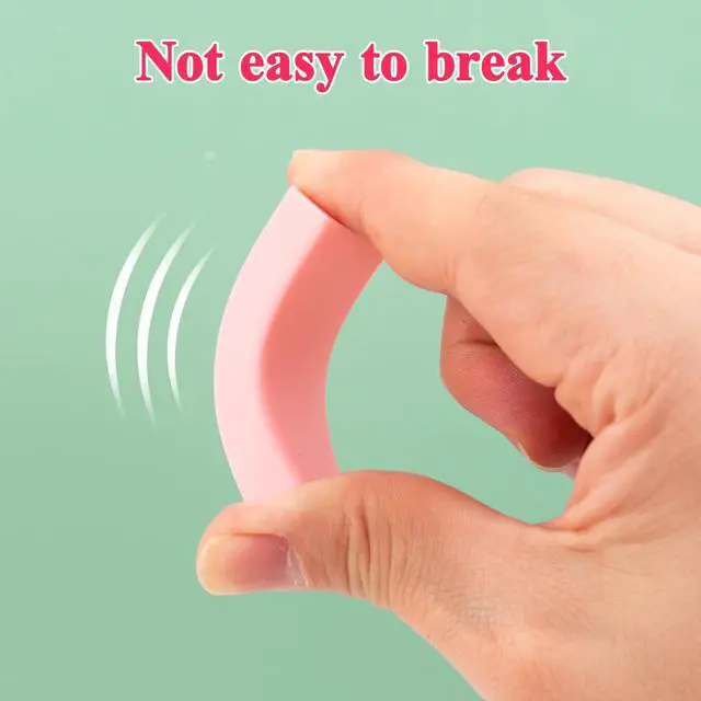 Alt view image 5 of 7 - 4+1 Pack Rubber Pink Erasers Sliding Retractable Eraser, Soft Cute Erasers Push Pull Large Pencil Erasers with Plastic Sleeve 4 Refill Eraser for School Students Kids Office Home Supplies