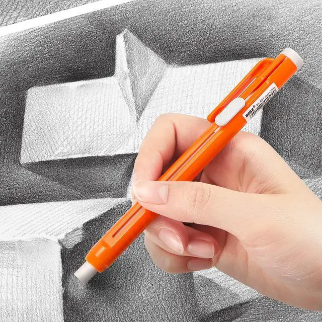 Alt view image 5 of 7 - Retractable Mechanical Eraser Pen, Pen-Style Erasers, 4 Pack