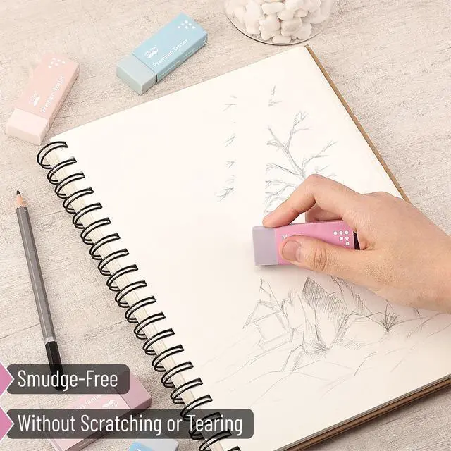 Alt view image 4 of 7 - Pencil Eraser, 10 Pack