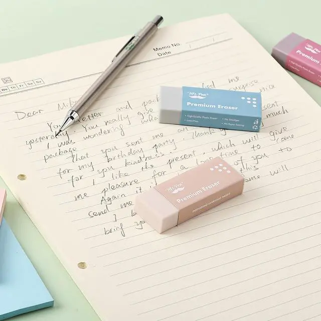 Alt view image 7 of 7 - Pencil Eraser, 10 Pack