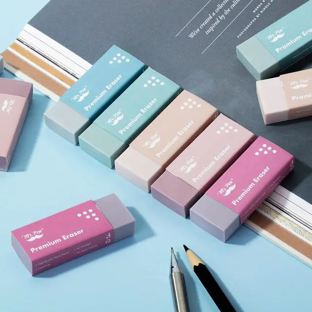 Alt view image 6 of 7 - Pencil Eraser, 10 Pack