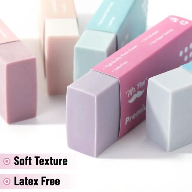 Alt view image 5 of 7 - Pencil Eraser, 10 Pack
