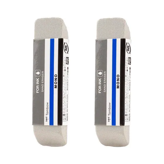 Alt view image 2 of 6 - 67304 Mono Sand Eraser, 2-Pack. Silica Eraser Designed to Remove Colored Pencil and Ink Markings