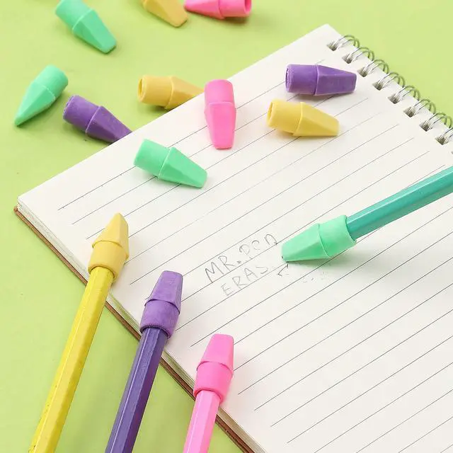 Alt view image 6 of 7 - Pencil Top Erasers, 120 Pack, Latex-Free, No-Smudge