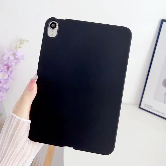 Alt view image 6 of 7 - for iPad (A16) 11th Generation 11 inch 2025 & iPad 10th Generation 10.9 inch 2022 Tablet Slim Lightweight Soft TPU Back Shockproof Cover Anti-Scratch Skin Silicone Protective Shell, Black