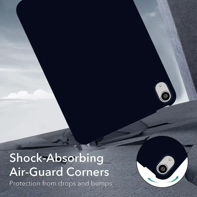 Alt view image 5 of 7 - for iPad (A16) 11th Generation 11 inch 2025 & iPad 10th Generation 10.9 inch 2022 Tablet Slim Lightweight Soft TPU Back Shockproof Cover Anti-Scratch Skin Silicone Protective Shell, Black