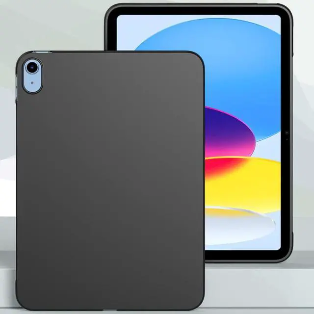 Alt view image 2 of 7 - Case for iPad 10th Generation 2022 / iPad 11th Generation 2025, Thin and Soft Tablet Protective Cover for iPad 10.9 inch 10th/11th Gen, Black