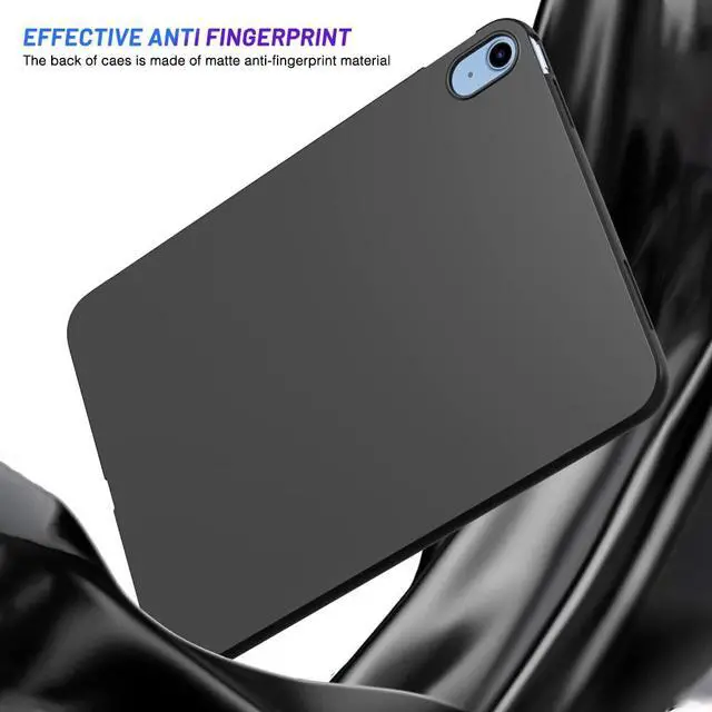 Alt view image 5 of 7 - Case for iPad 10th Generation 2022 / iPad 11th Generation 2025, Thin and Soft Tablet Protective Cover for iPad 10.9 inch 10th/11th Gen, Black