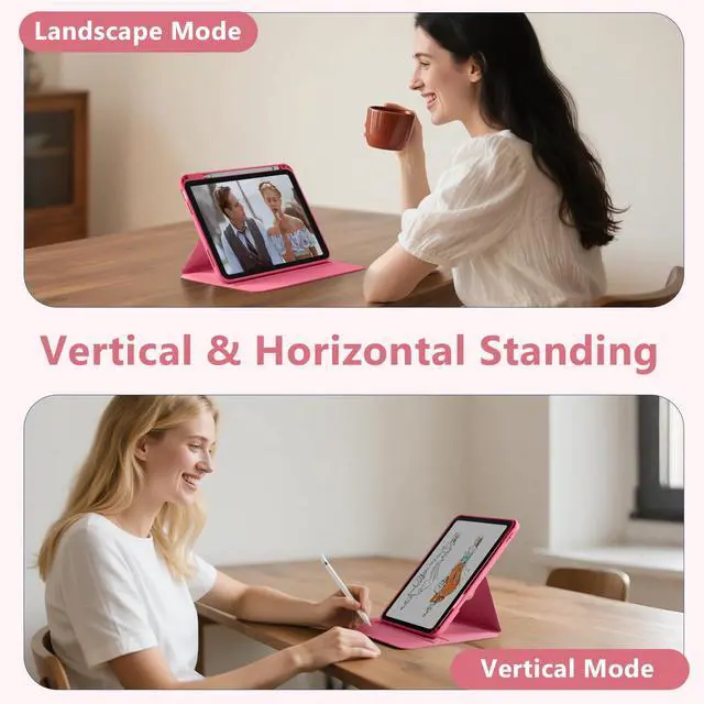 Alt view image 4 of 7 - for iPad A16 11th/10th Generation Case 11/10.9" with Pencil Holder