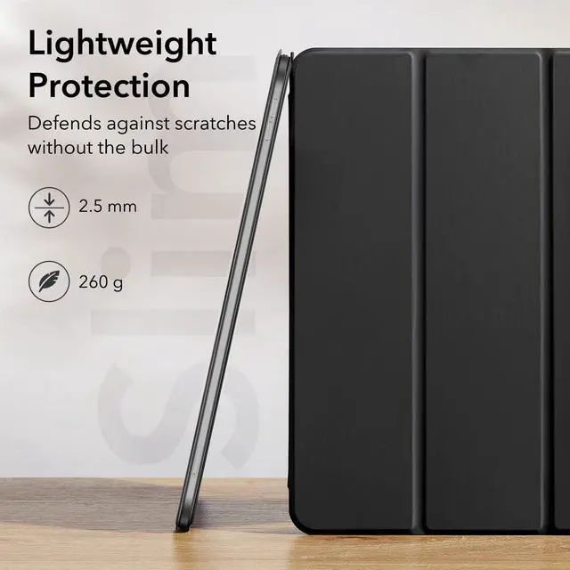 Alt view image 5 of 7 - for iPad (A16) 11th/10th Generation Case(2025/2022,10.9 Inch), Convenient Magnetic Attachment, Two-Way Trifold Stand, Lightweight Protection, Auto Sleep/Wake, Rebound Series, Black