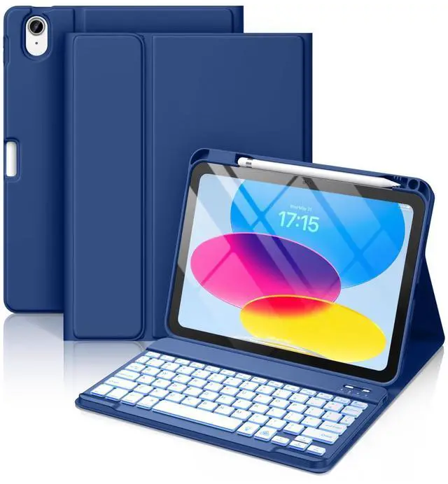 Main image of for iPad A16 11th 10th Generation Case with Keyboard - Wireless