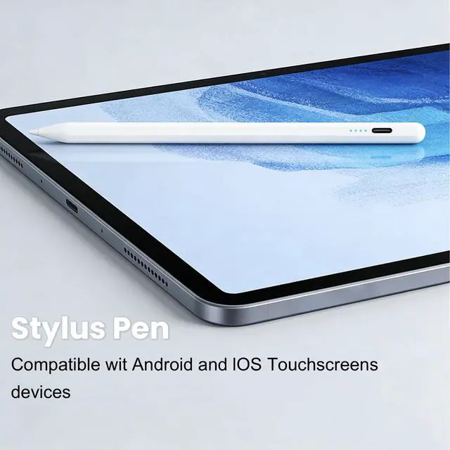 Alt view image 2 of 7 - Stylus Pen for Samsung Galaxy Tab A11 / A11+, A9 / A9+, A8, A7 Lite, Active Capacitive Pencil for Samsung Android Tablet & iOS Touchscreens, High Precision Digital Pen with 4 Tips (Blue)