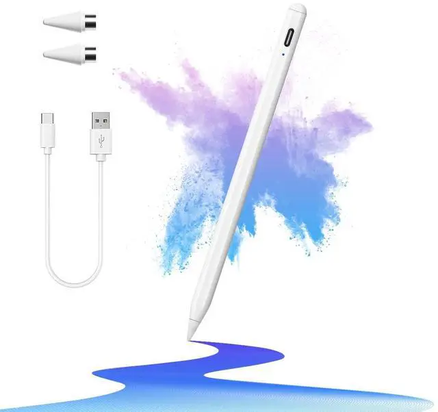 Main image of Stylus Pen for Touch Screens with Magnetic Design Rechargeable Universal Active Stylus Pen Compatible with iOS/Android/Tablet/Phones/iPad pro/Mini/Air Digital Pencil for Writing and Drawing
