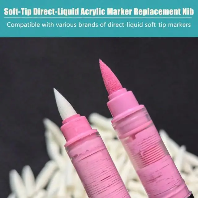 Alt view image 7 of 7 - Marker Pen Tips 30PCS Acrylic Paint Marker Replacement Tip