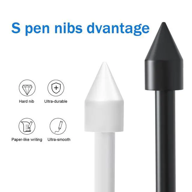 Alt view image 3 of 7 - 10 PCS Tips/Nibs Replacement for Samsung Galaxy Tab S9/S9FE+/S9 Ultra, S8/S8+/S8 Ultra, S7/S7+/S7 FE, S6/S6 Lite, Note20/10/10 Plus/10 Lite, S21/S22/S23/S24/S25 Ultra S Pen, Kindle Scribe Pen