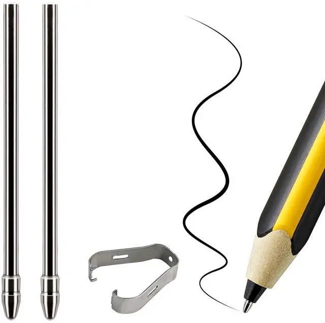 Main image of No Worn Out Fine Replacement Titanium Alloy Ballpoint Tips Compatible with STAEDTLER Mars Lumograph & Noris Digital Jumbo/Classic/Mini Digital Pen Stylus, Pencil Nibs fits for Noris EMR Pen,2 Pcs