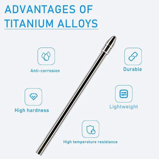 Alt view image 6 of 7 - No Worn Out Fine Replacement Titanium Alloy Ballpoint Tips Compatible with STAEDTLER Mars Lumograph & Noris Digital Jumbo/Classic/Mini Digital Pen Stylus, Pencil Nibs fits for Noris EMR Pen,2 Pcs