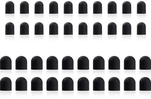 Main image of 40Pcs Rubber Tips for Stylus Pens, 2 Sizes Universal Stylus Replacement Tips (0.26inch/0.2inch), High Sensitivity and Precision, No Scratch