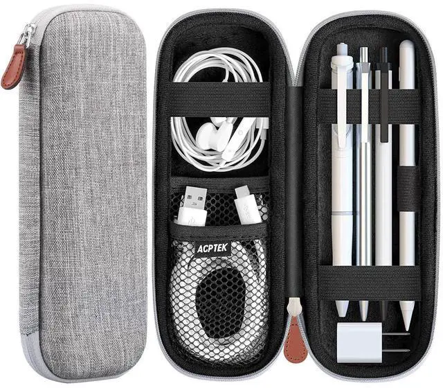 Main image of Case Holder for Apple Pencil, Slim PU Hard Leather Carrying Pouch