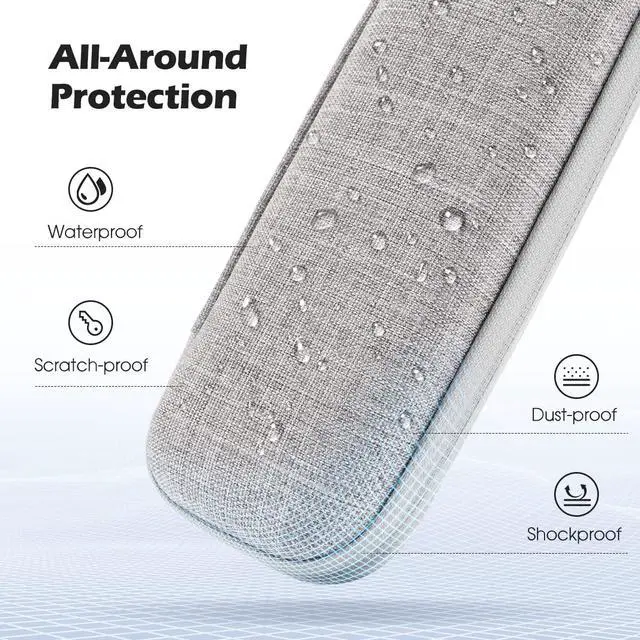 Alt view image 2 of 7 - Case Holder for Apple Pencil, Slim PU Hard Leather Carrying Pouch