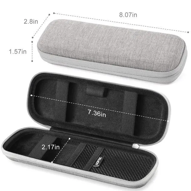 Alt view image 5 of 7 - Case Holder for Apple Pencil, Slim PU Hard Leather Carrying Pouch