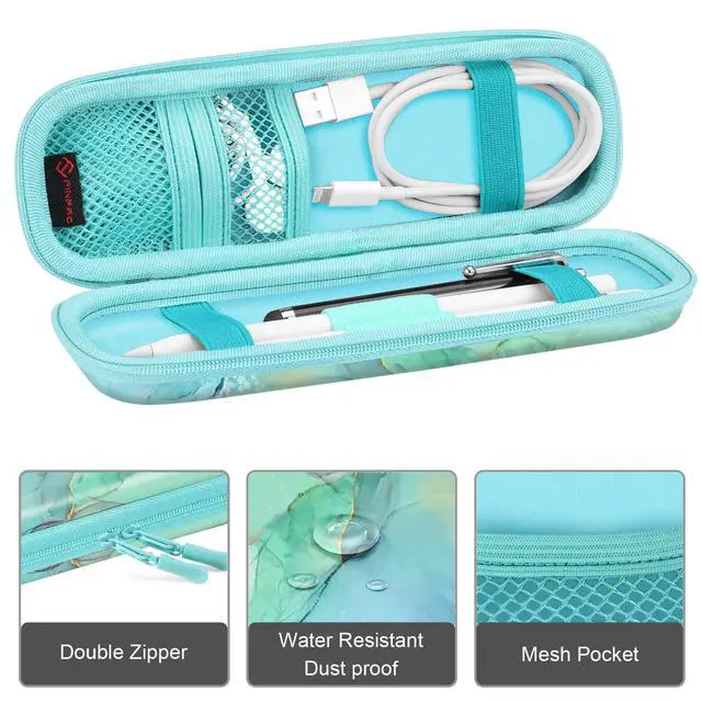 Alt view image 2 of 7 - PU Leather Carrying Case for Apple Pencil Pro, USB-C/1st/2nd Gen