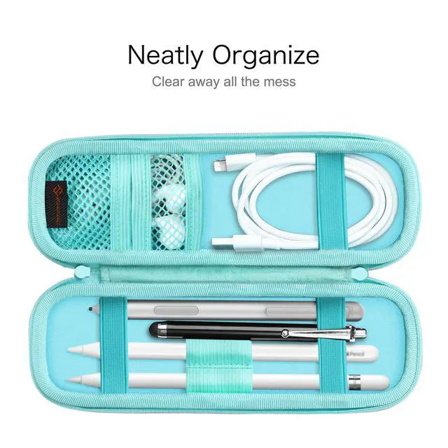 Alt view image 4 of 7 - PU Leather Carrying Case for Apple Pencil Pro, USB-C/1st/2nd Gen