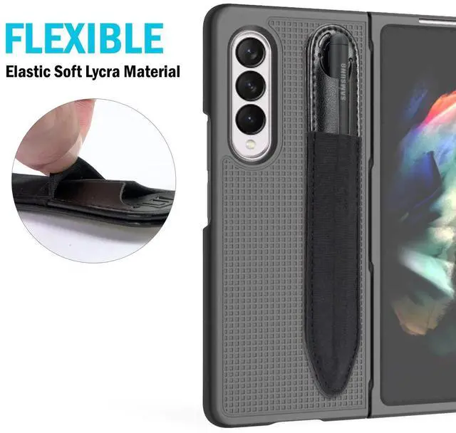 Alt view image 3 of 7 - Universal Stylus Holder for Phone Case, Adhesive Sleeve Slot for S Pen Fold