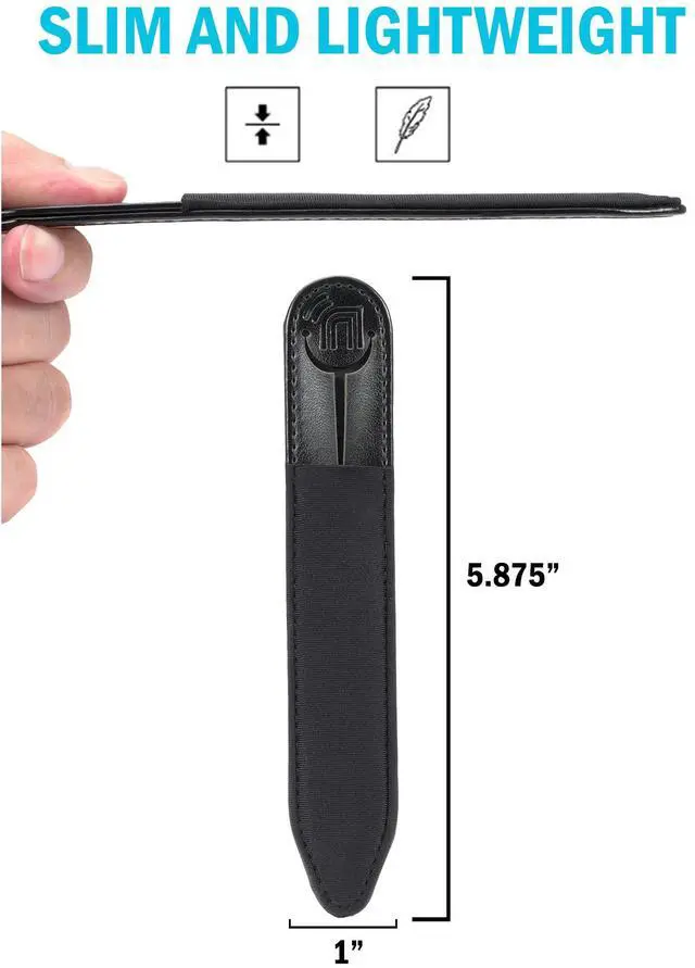 Alt view image 5 of 7 - Universal Stylus Holder for Phone Case, Adhesive Sleeve Slot for S Pen Fold