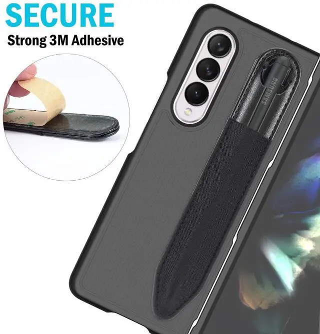 Alt view image 7 of 7 - Universal Stylus Holder for Phone Case, Adhesive Sleeve Slot for S Pen Fold