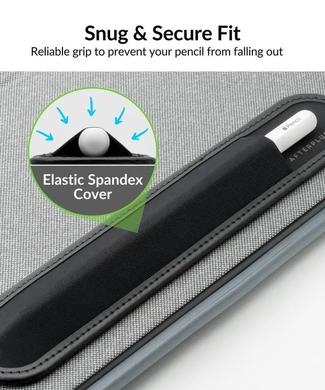 Alt view image 5 of 7 - Apple Pencil Holder for iPad Cases, Elastic Sleeve, 3M Adhesive