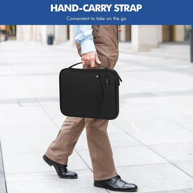 Alt view image 6 of 7 - 13 Inch Tablet Sleeve Carrying Case Padded Protective Bag with Handle