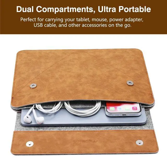 Alt view image 4 of 7 - 9-11 Inch Tablet Sleeve Bag with Slim Design