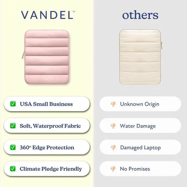 Alt view image 3 of 7 - The Original Puffy iPad Sleeve 9-11 Inch Tablet Sleeve, Pink i Pad Case for Women and Men, Cute iPad Air Pouch, 9 10 Inch, 11 Inch Bag
