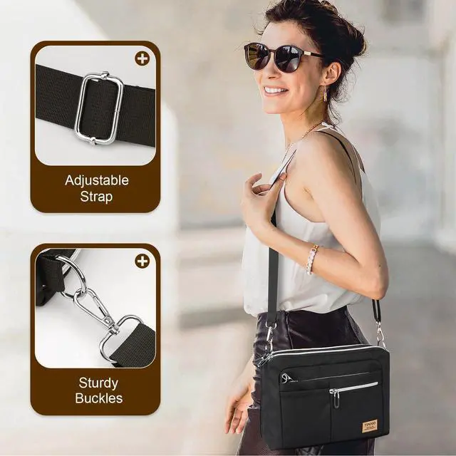 Alt view image 2 of 7 - 9-11" Anti-Theft Tablet Sleeve with Strap for iPad, Black