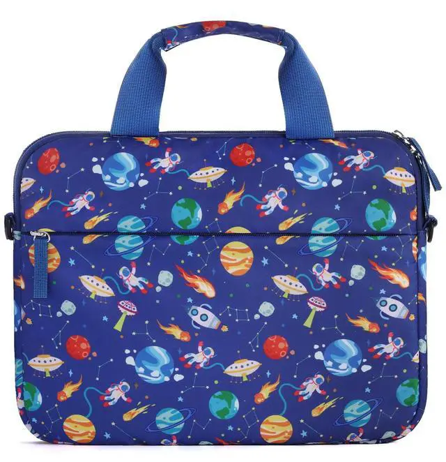 Main image of Kids Tablet Bag for Boys, Kids Tablet Carrying Case for Fire HD 10, HD 8, Fire 7 Sleeve Bag Kid Kindle Bag, iPad Bag for Kid, Space Blue