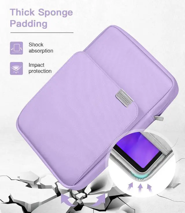 Alt view image 4 of 7 - 9-11 Inch Tablet Sleeve Bag Handle Carrying Case with Shoulder Strap