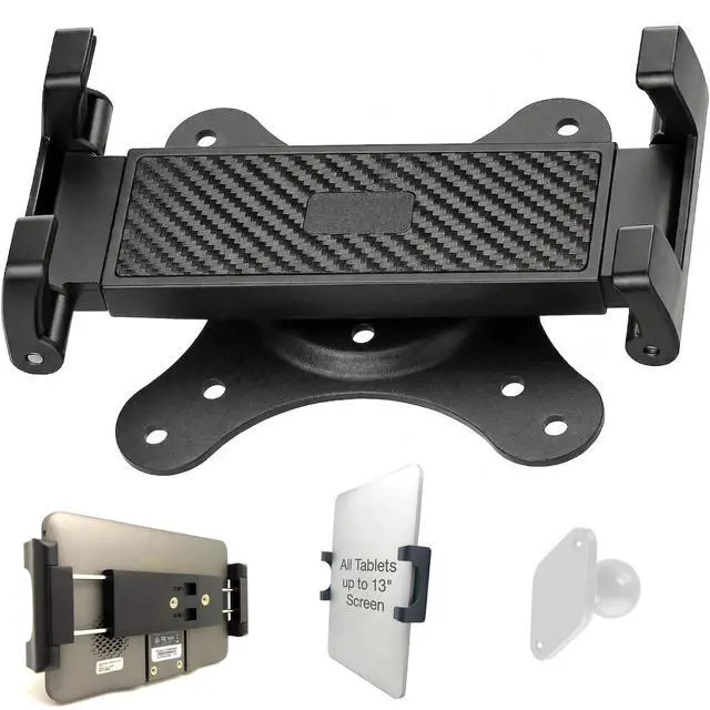 Main image of Universal Holder POS Mount Adapter for Tablet, Smartphone & Portable LCD Monitor & Device up to 0.7" inch Thick, VESA 75x75 100x100 mounting (iPad | iPhone | Galaxy Tab | Pixel)
