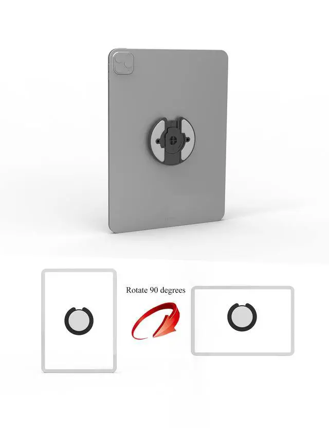 Alt view image 2 of 7 - Universal Tablet Wall Mount, (2Pack) (Black)