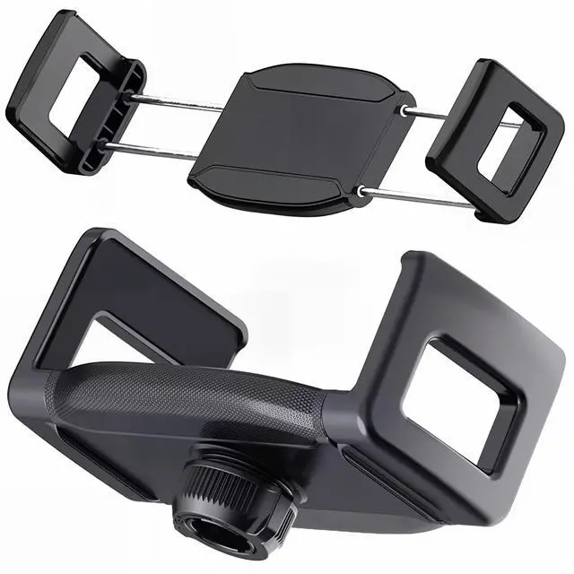 Main image of Enlarge Tablet Clamp With Depth of 40mm/1.57", Depth Mount Clips for Thick Case, Deepen Tablet Stand Holder Fit 17mm Ball Joint, for Most Tablets & Phones & More Ultra-Thick Device (Upgraded-1)