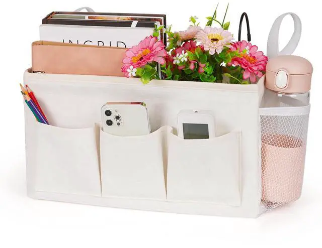 Main image of Bedside Caddy, Bedside Storage Bag Hanging Organizer for Bunk Bed