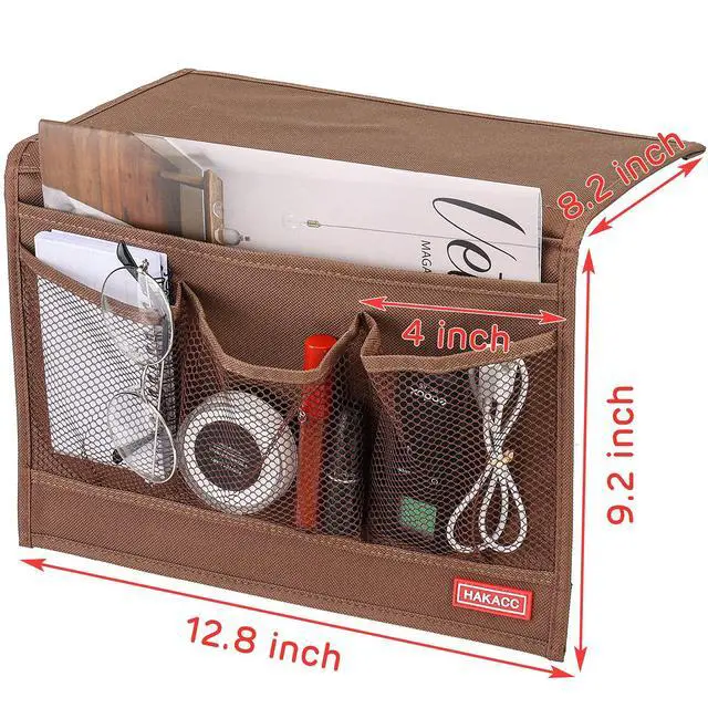 Alt view image 2 of 7 - Bedside Storage Organizer, Remote Control Holder, Bed Pockets