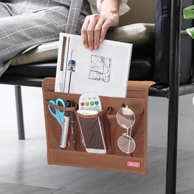 Alt view image 5 of 7 - Bedside Storage Organizer, Remote Control Holder, Bed Pockets
